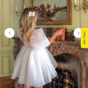 Selkie Ivory Puff Dress